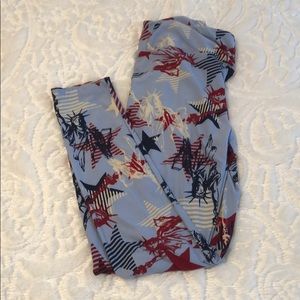 LuLaRoe One Size Statue of Liberty Leggings